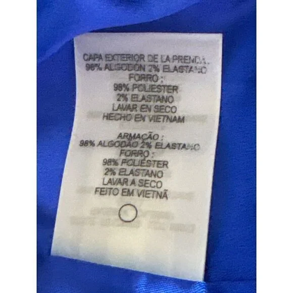 T Tahari NWT $148 Zebra Print Shira Dress, Blue Cloud Women's Size 8 - Picture 10 of 10